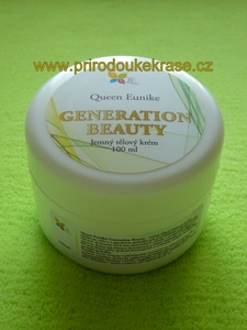 Queen Euniké Generation Beauty jemný tělový krém 100 ml